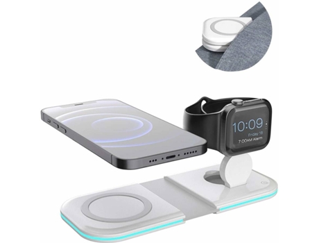 Cargador Inalámbrico CHRONUS WC6811116 Blanco
