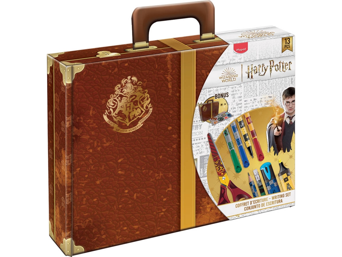Conjunto de Papelaria MAPED Maleta Sorpresa Multi Productos De Harry Potter (13 Piezas)