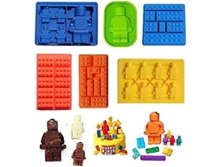 Juegos de moldes de hielo de silicona JEIIBRZUI Modelos 1 a 6