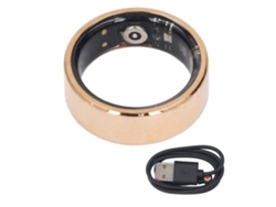 Anillo Inteligente Con Monitor De Actividad Física, Resistente Al Agua Ip68, Para Seguimiento De Actividad Física, Monitorización De Pasos, Sueño Y Conteo De Calorías. Fabricado En Acero Inoxidable. Unisex.