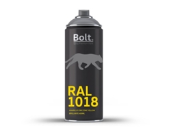 Spray Bolt Premium Acrilico Brillante Ral 400 Ml (Ral 1018 Amarillo De Zinc)