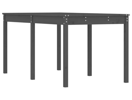 Mesa De Jardín VIDAXL Gris Madera (159.5x82.5x76 cm)