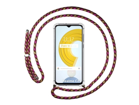 Carcasa Realme C21 TUMUNDOSMARTPHONE Colgante Rosa