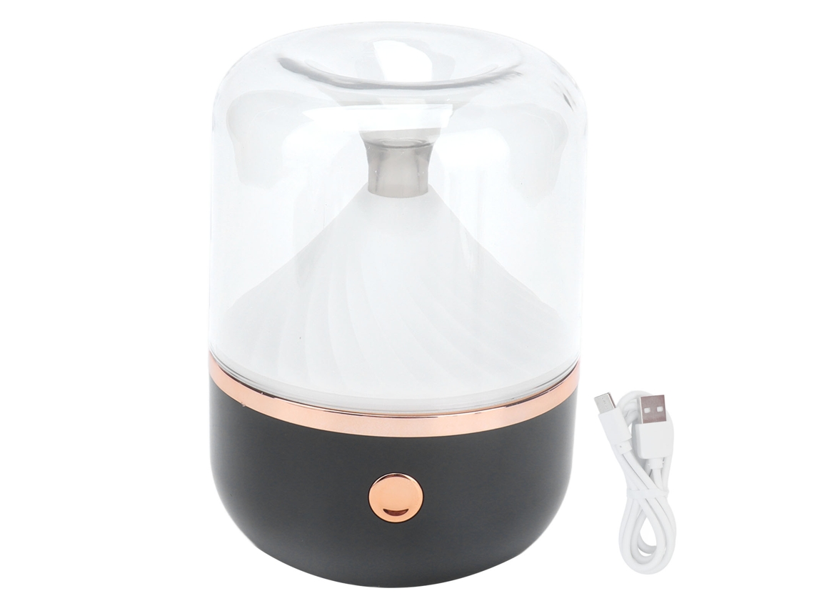 Humidificador De Aromaterapia Usb De 120 Ml Con Luz Ambiental Para Coche, Anti-sequedad.