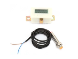 Contador De Pulsos Digital Lcd De 6 Dígitos Con Interruptor De Inducción Magnética Y De Proximidad.
