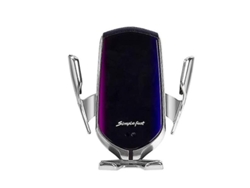 Cargador Carro Sem Fio Infravermelho Sensor Inteligente Simples Yizhood Plateado