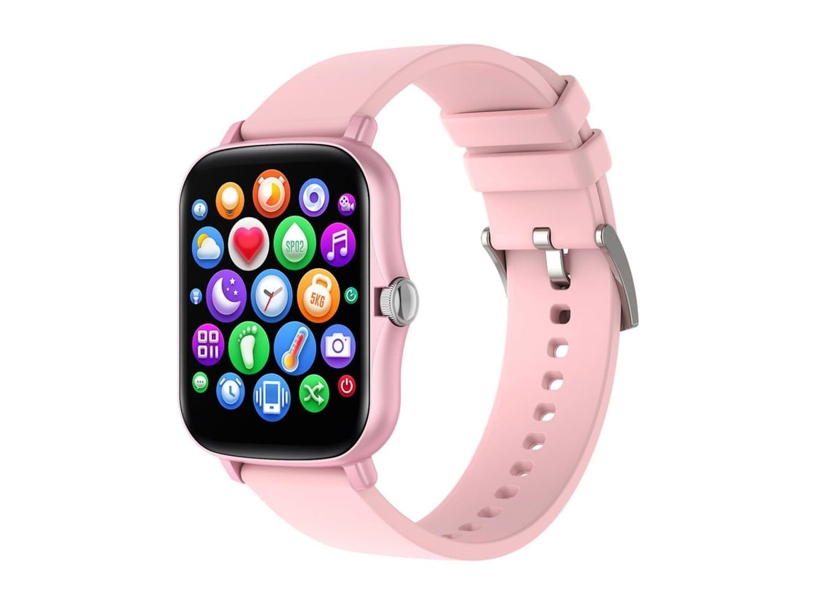 Reloj inteligente de 1,69 pulgadas, resistente al agua, con monitor de actividad física para Android e IOS, con medidor de saturación y medición de presión.