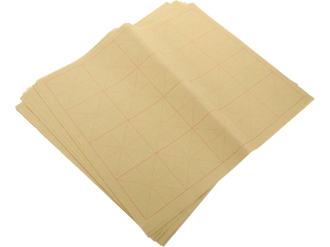 Papel De Arroz Para Caligrafía China, 140 Hojas, 8 Cm X 20 Cuadrados, Práctica Xuan.
