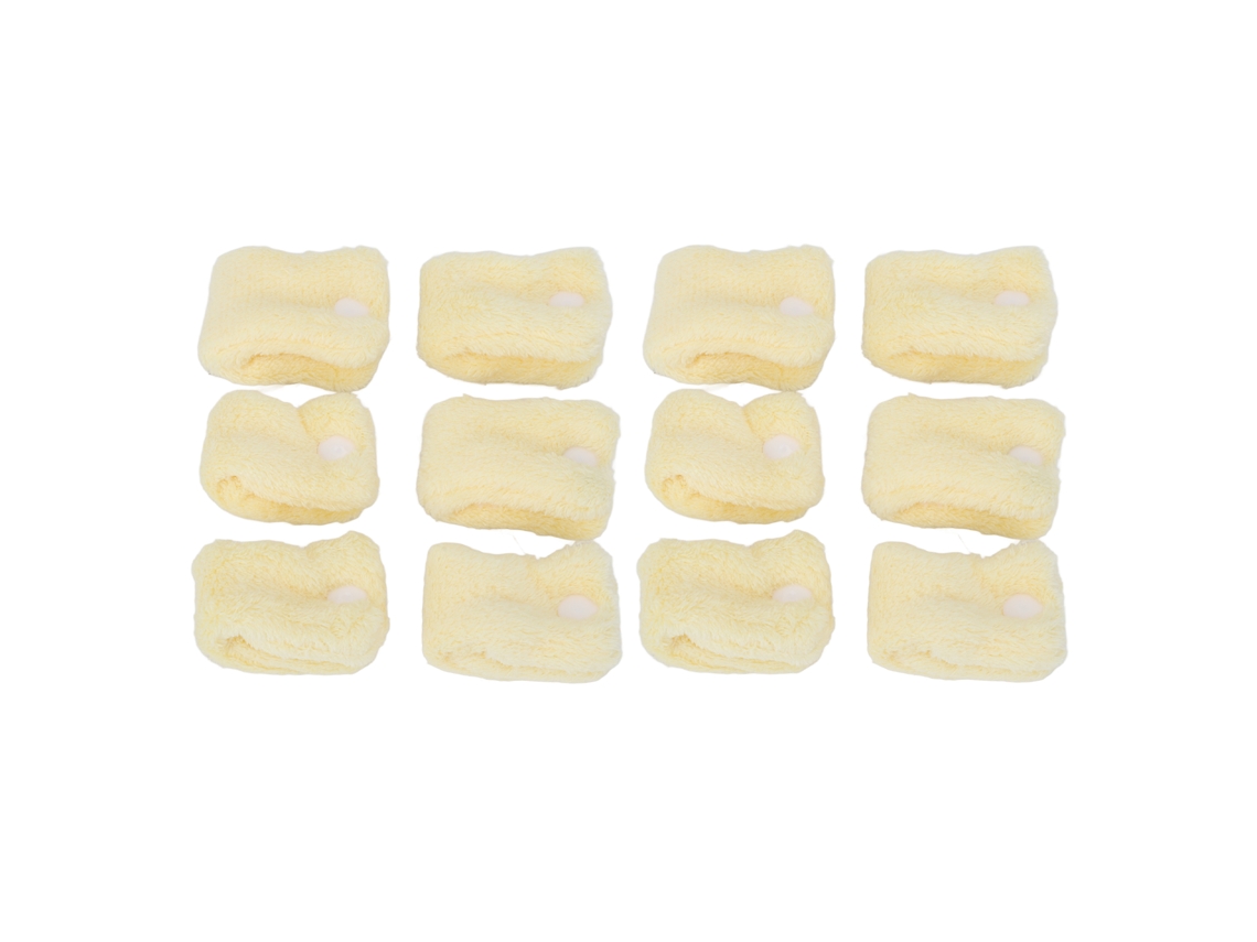 2026 12 Rolos de Cabelo de Pelúcia Coral Sem Calor Cachos Naturais Acessórios de Penteado Diy