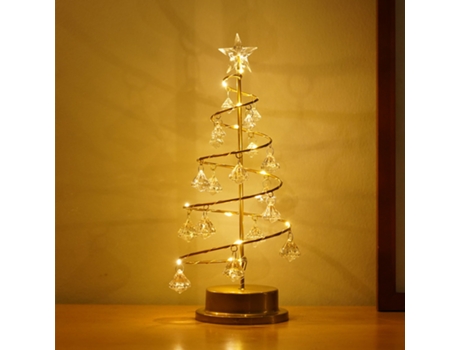 Adorno de Navidad Decoraciones Led Estrella Suministros Decoración Lámpara Negro