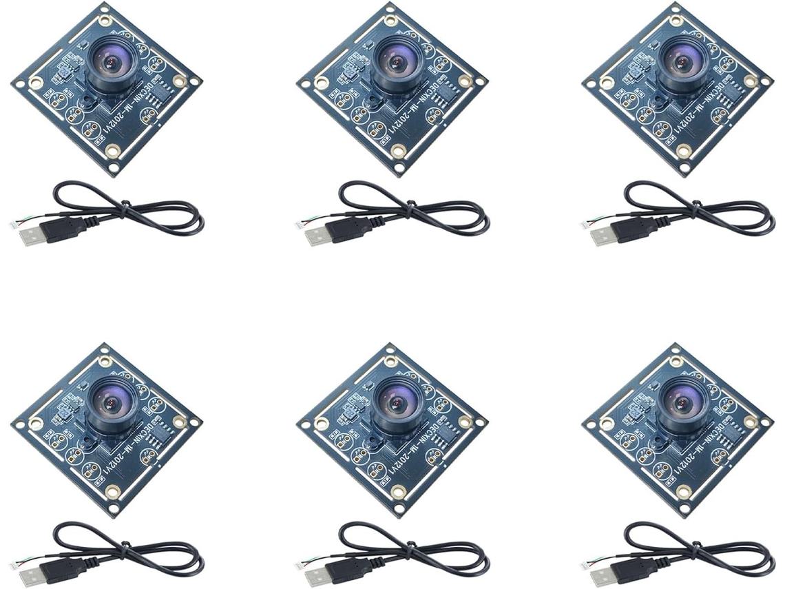 Módulo De Cámara 6x Ov9732 De 1mp, 100 Grados, 1280x720, 30fps Con Cable De 3 Metros,