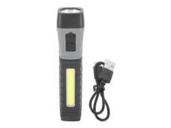 Linterna Led Cob Superbrillante E Impermeable Ipx4 Con 5 Modos, Rotación Magnética Y Clip Para El Trabajo Y El Camping.