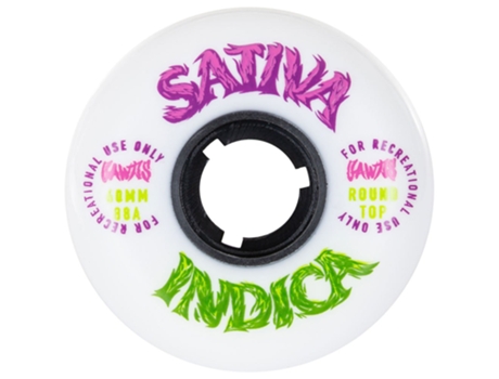 Rodas de Patins Team Weed Iii 88A Transparente 60 Mmgawds