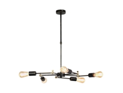 Atomic New Plomo Plafón 5 Brazos Cr 99-618-05-180 CRISTALRECORD