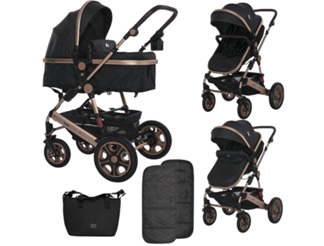 Carrito dúo convertible LORA hasta 15 Kg de LORELLI black