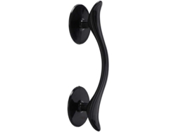 Tirador Moderno Autoadhesivo Para Puertas De Armarios Y Cajones - No Requiere Taladrar - Abs Negro