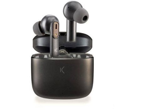 Auriculares Bluetooth True Wireless KSIX Spark (In Ear - Gris)