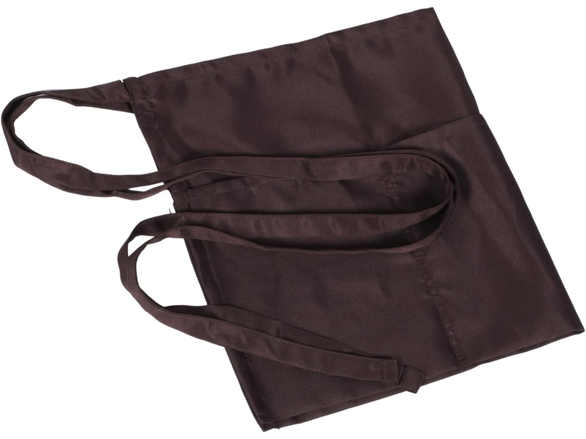 Delantal De Camarera Con Bolsillo, Delantal Unisex De Media Caña Para Cocina Y Restaurante.