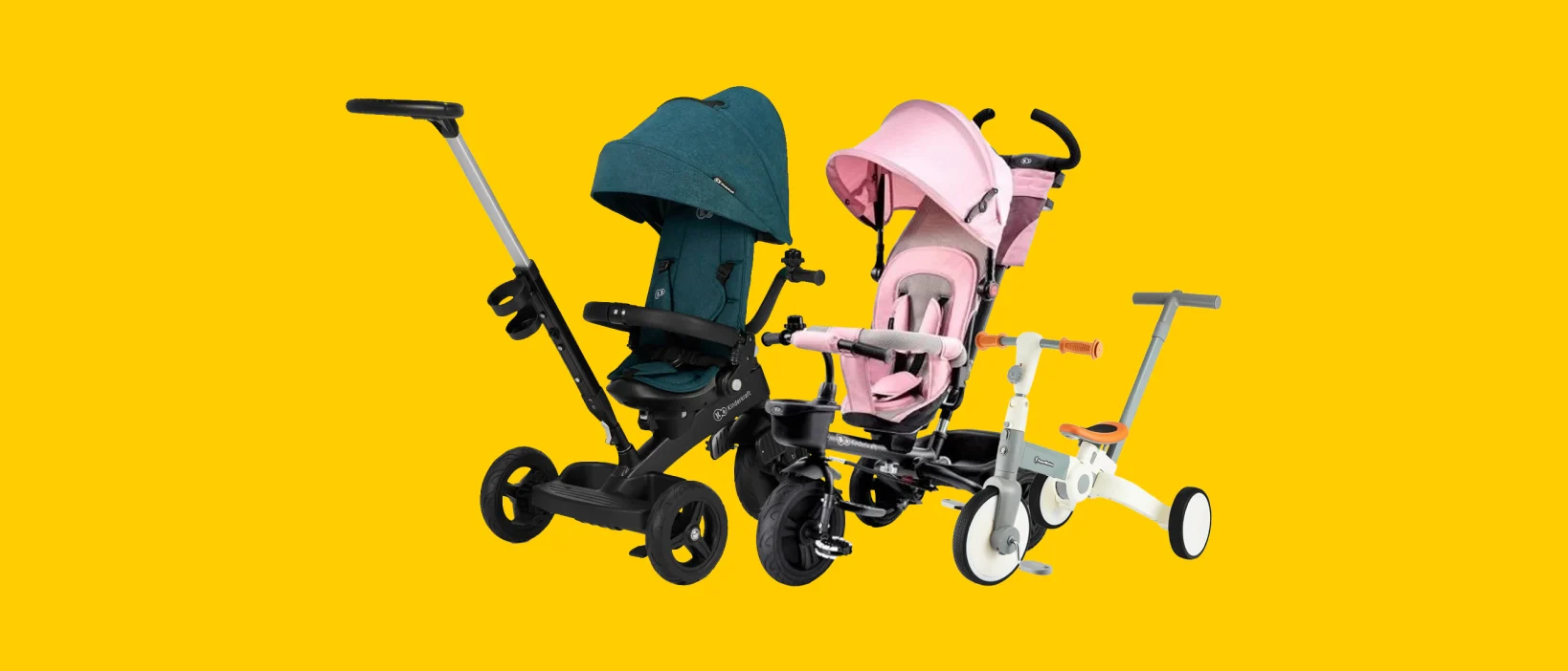 Hasta 40% en triciclos evolutivos para bebés