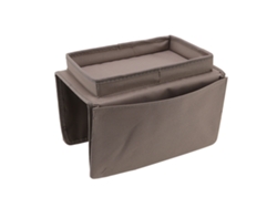 Soporte para sofá, silla y reposabrazos, organizador de control remoto con bandeja ajustable para fácil acceso, tela Oxford de alta calidad,