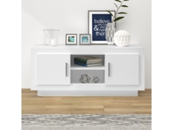 Mueble para Armario Tv 102X35X45 Cm Madera Procesada Blanco
