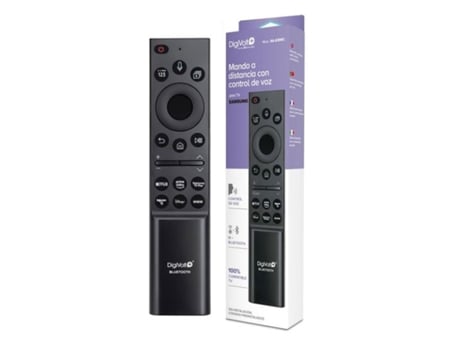 Control remoto con control de voz para televisión SAMSUNG, DIGIVOLT SA-63MIC NEGRO