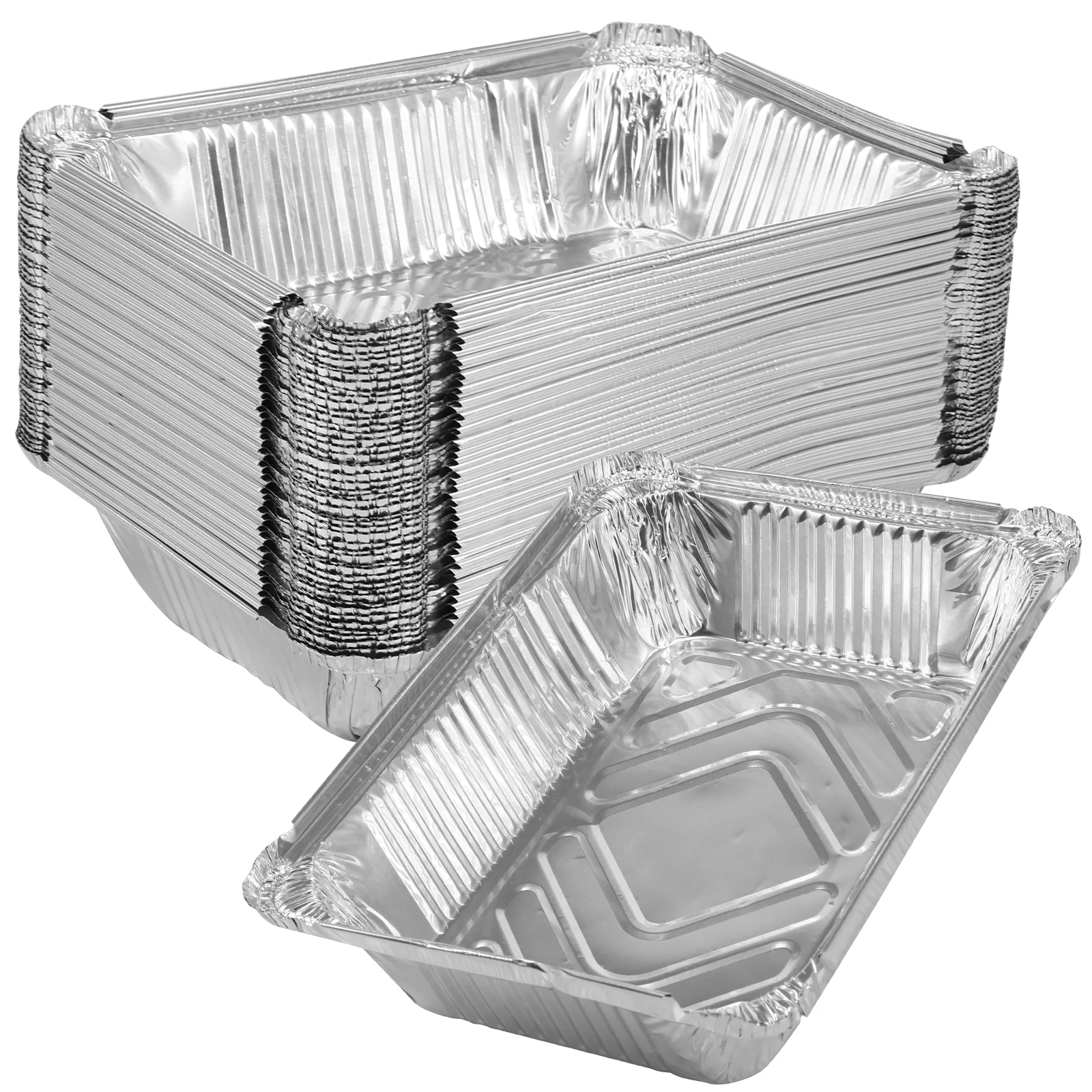 Moldes de aluminio reutilizables MDUG, antiadherentes, 1100 ml.