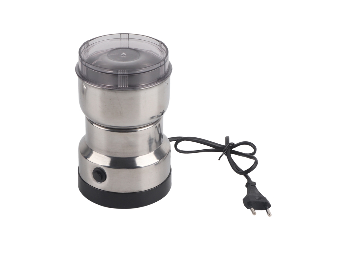 Moedor De Café Elétrico De Aço Inoxidável Para Grãos Com Design Único, Ideal Para Casa E Escritório