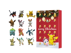 Calendario De Adviento De Navidad Con 24 Minifiguras De Anime Para Niños Y Niñas.