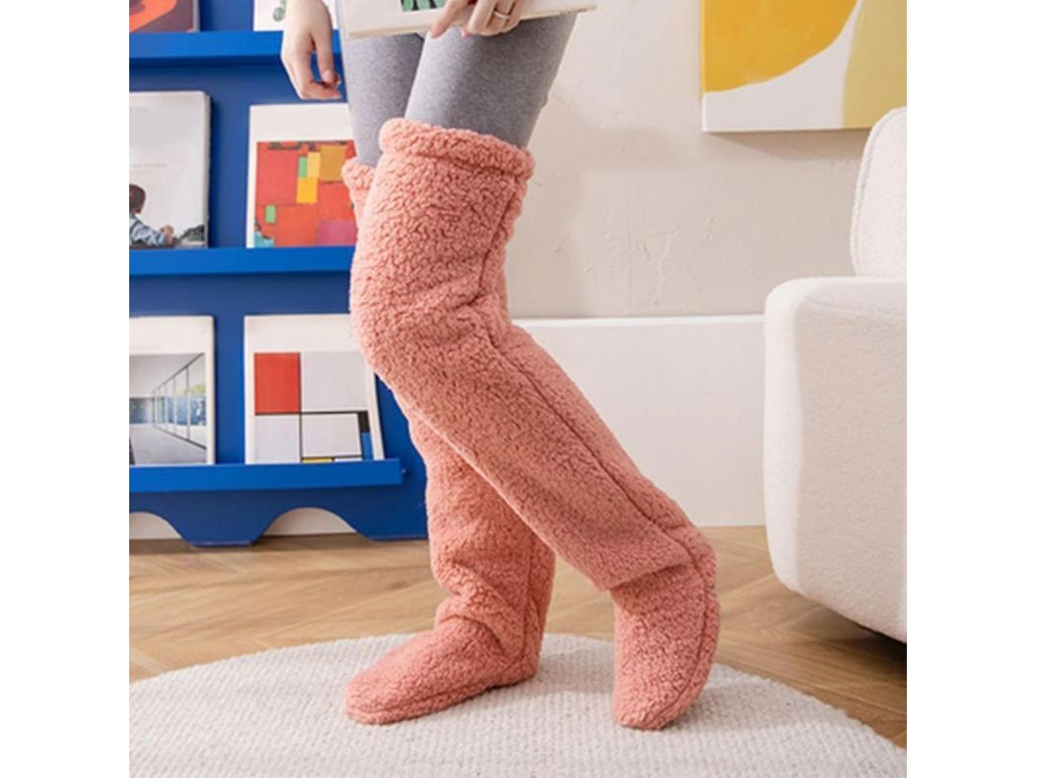 2026-calcetines De Casa Snugglepaws Para Mujer Suaves Y Cálidos Con Suela Antideslizante Largos Y Cómodos
