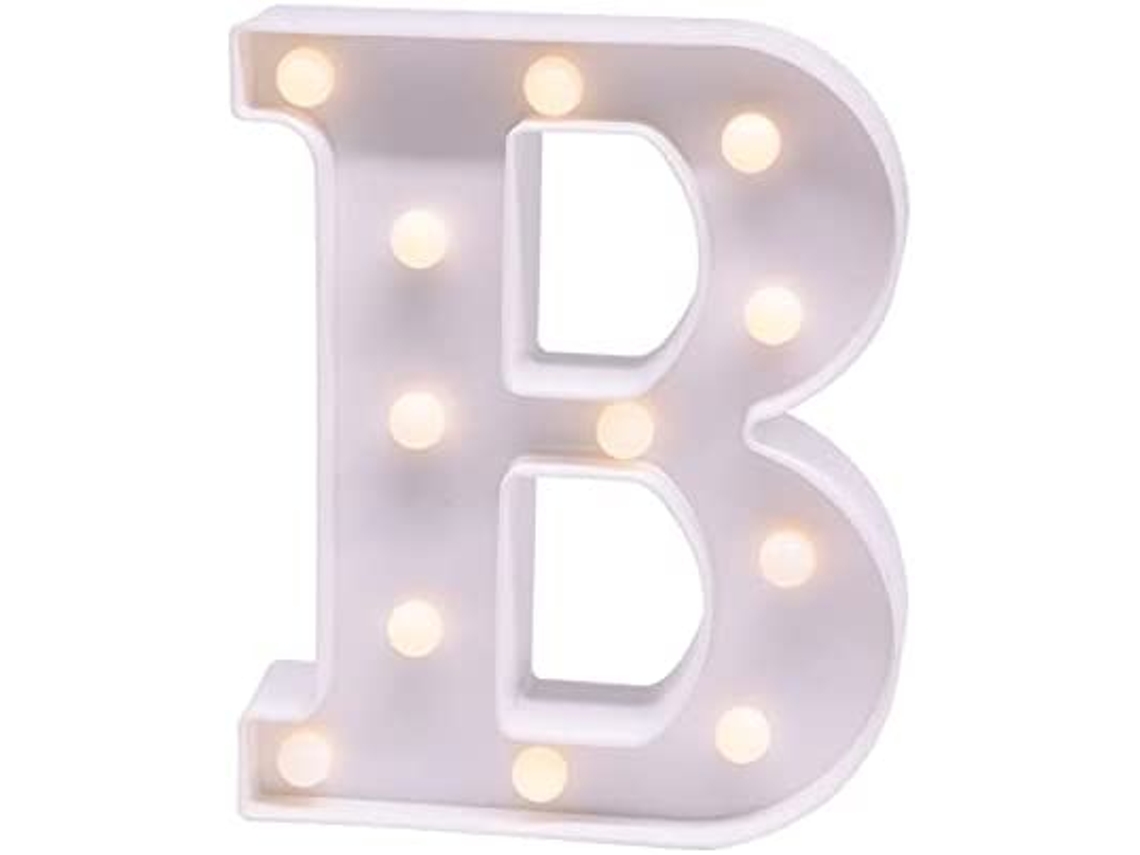 Letras Com Luzes Led Para Decoração De Interiores B