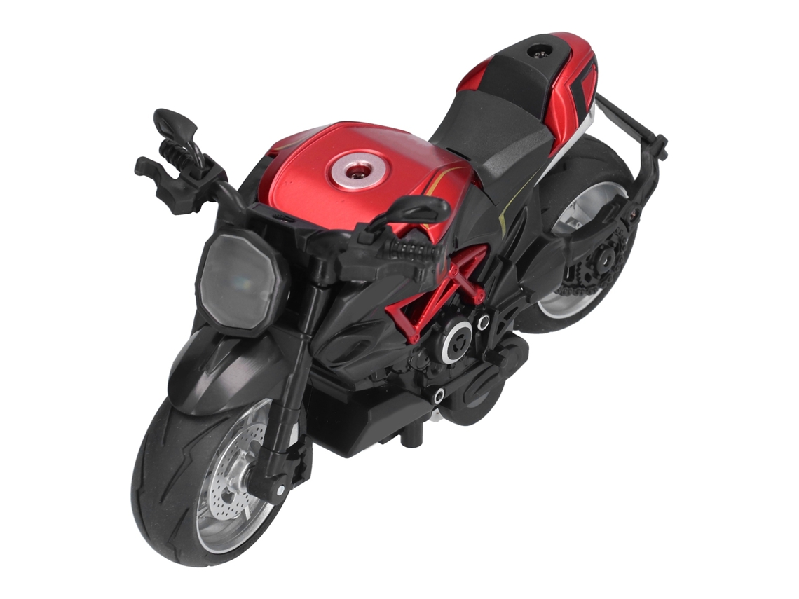 Ats-modelo De Motocicleta Para Niños A Escala 1:12 Juguete De Moto Con Luz Y Sonido Retroceso