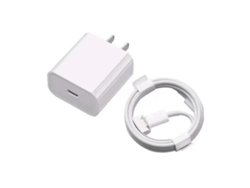 Cargador Pd De 20w De Apple Para Carga Rápida Con Cable De 1 Metro