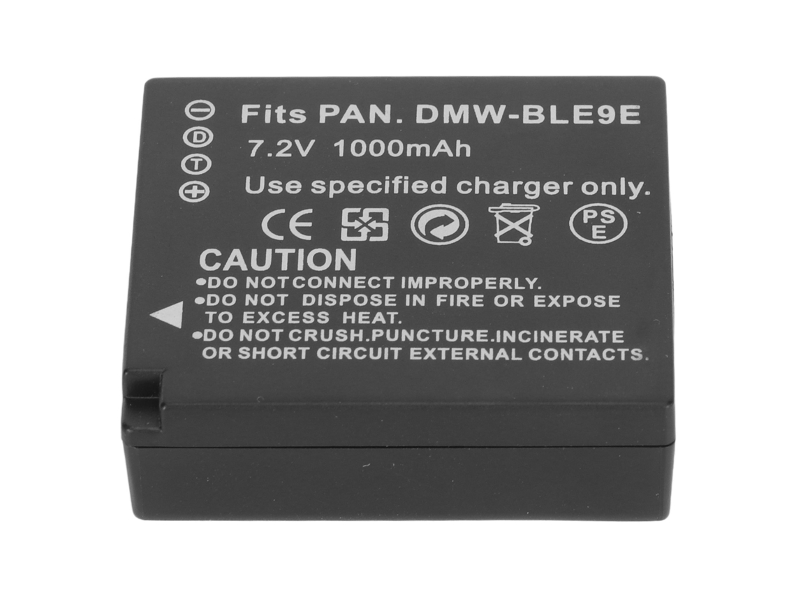 Bateria Dmw Ble9e De Íon De Lítio 1000mah 7.2v Para Câmeras Gx85 Gx7 Gx9 Gf3 Gf6 Leica Lx100m2