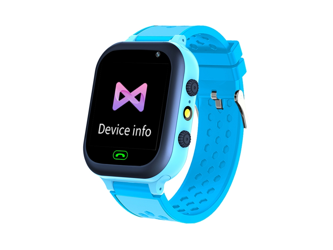 (azul) Reloj Inteligente Para Niños Con Pantalla Táctil, 70 Horas De Tiempo De Espera, Llamada De Emergencia Sos.