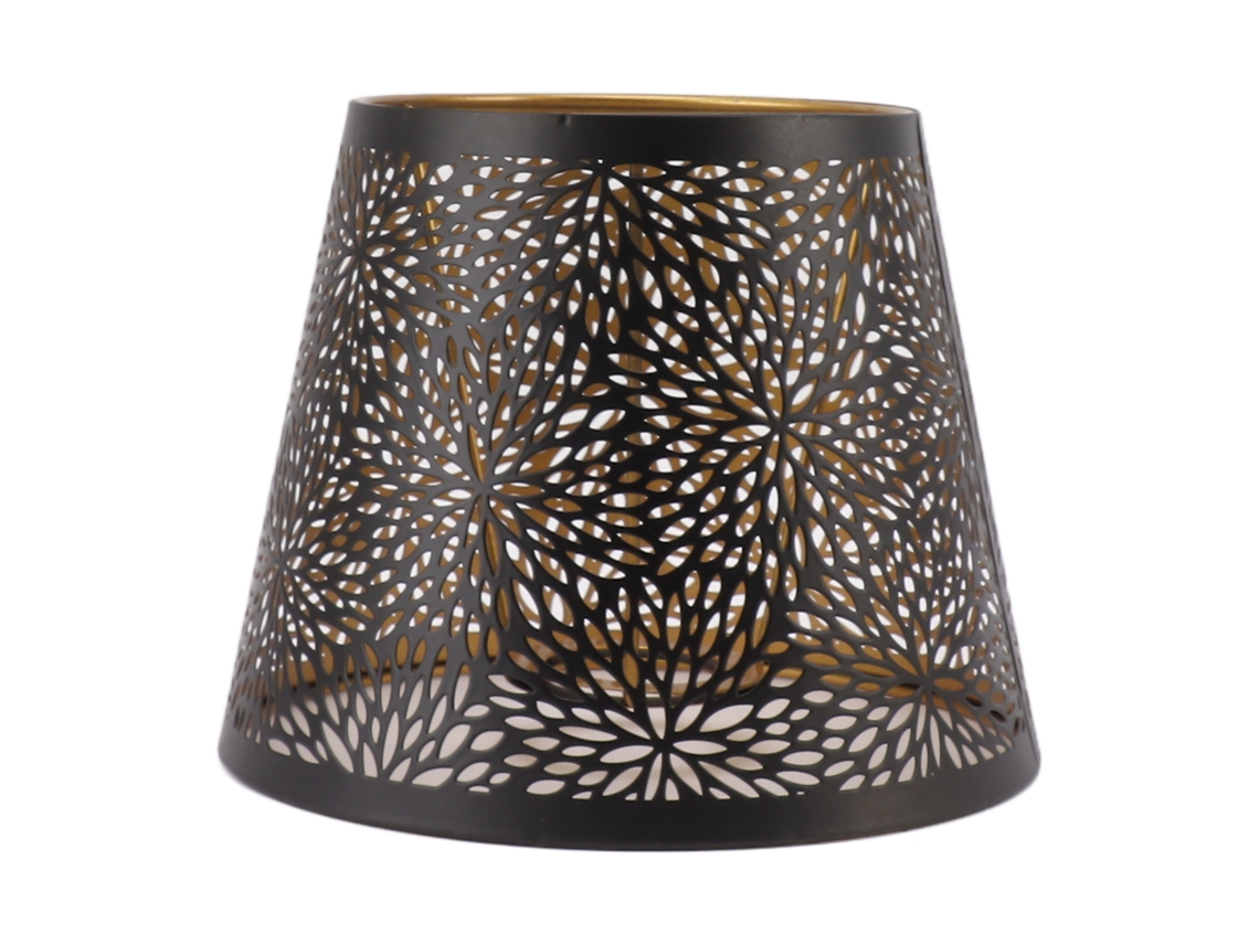 2026-toldo De Lámpara De Metal E26 E27 Estilo Árbol De Bosque Hueco Hierro Con Patrón Dorado Interior Para Mesa Pared Techo Negro