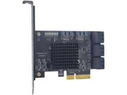 Tarjeta De Expansión Controladora De Disco Duro/ssd Pci-e De 8 Puertos Pcie X4 A Sata3.0 De 6 Gbps