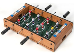 Futbolín de Mesa para 2 Jugadores, Futbolín con Asa Duradera, 2 Balones de Fútbol COSTWAY