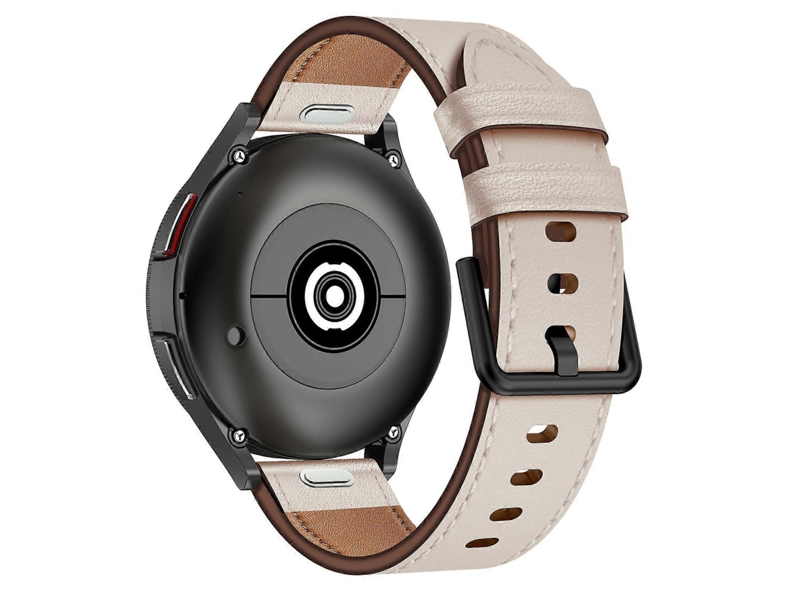 Correa de repuesto universal para reloj inteligente de 22 mm, capa superior de piel de vacuno, pulsera ajustable Ly Ebike