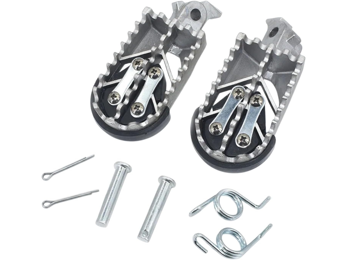 Reposapiés De Acero Inoxidable Para Motocicleta Bicicleta