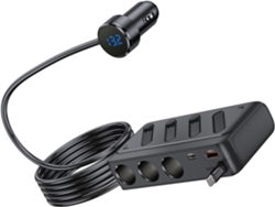 Convertidor De Potencia Usb De Tres Puertos Compatible Con Transferencia