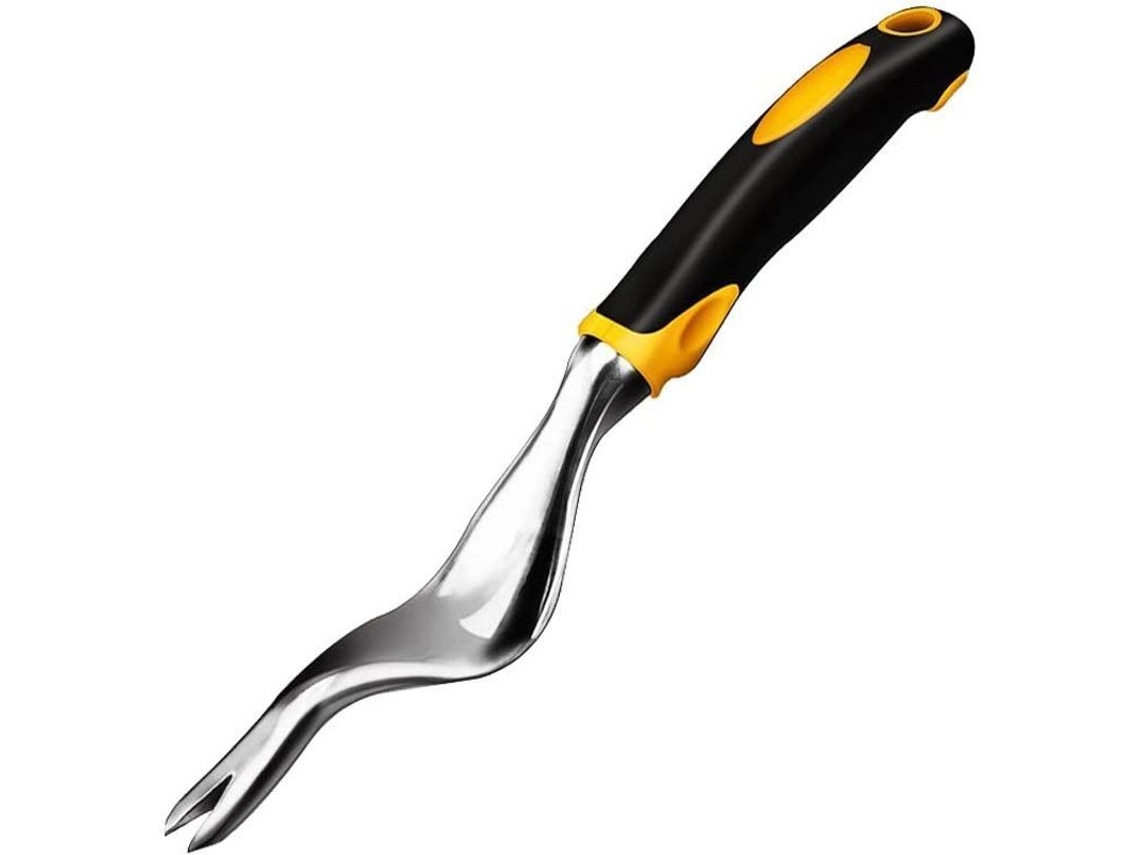 Herramienta Para Eliminar Malas Hierbas Del Jardín: Extractor De Dientes De León Con Mango Curvo Y Agarre Ergonómico.