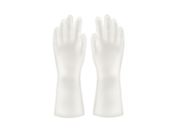Guantes De Limpieza Para El Hogar Guantes De Pvc Engrosados Multifuncionales Para Lavar Platos Para Cocina M