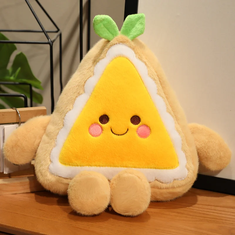 (amarillo, 35 Cm) Lindo Peluche Realista De Pastel De Frutas De Anime Con Diseño De Dibujos Animados