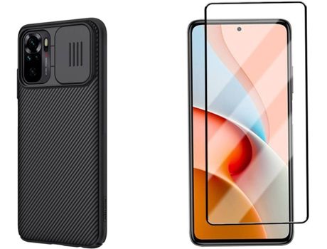 Carcasa y Protector Xiaomi Redmi Note 10 4G Nillkin Camshield Negro