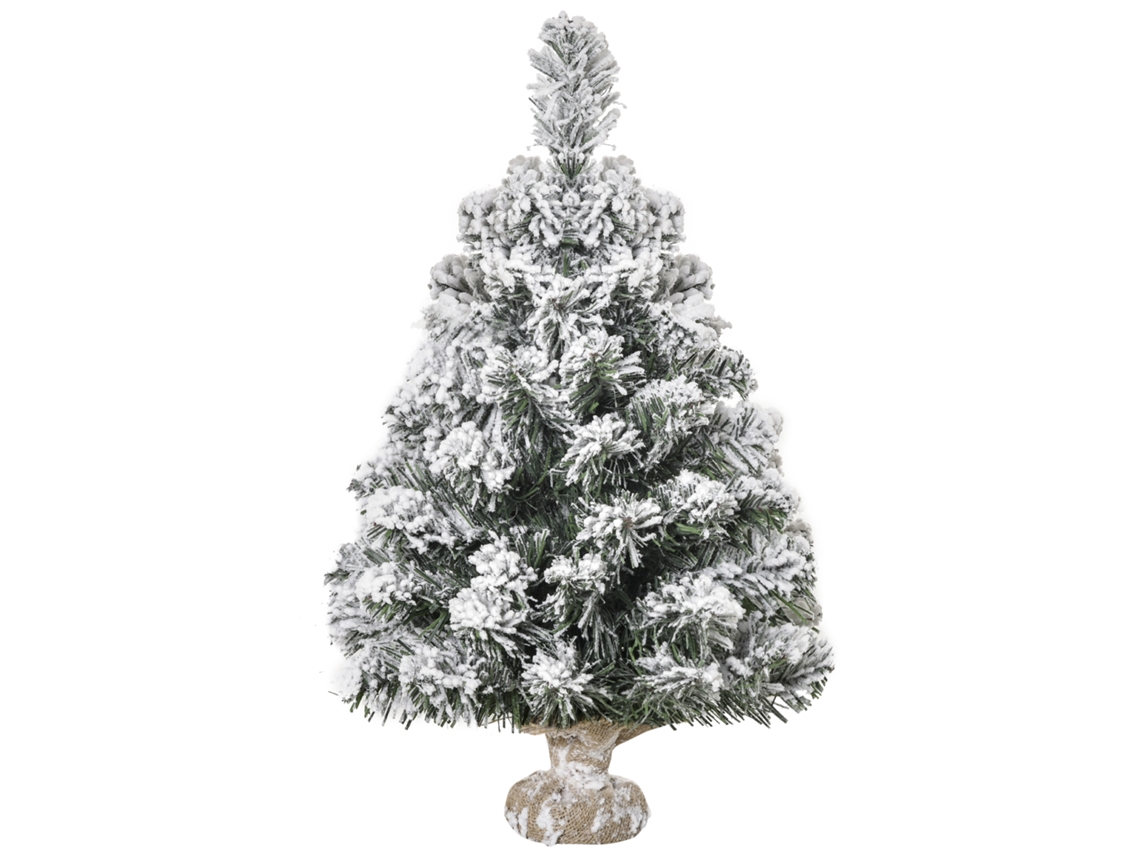Tannenbaum Künstlich (60 Cm Com Neve, Base De Cimento)