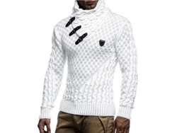 2026-jersey De Punto Slim De Manga Larga Con Cuello Tortuga Para Hombre Casual Pull Over De Calidad Alta