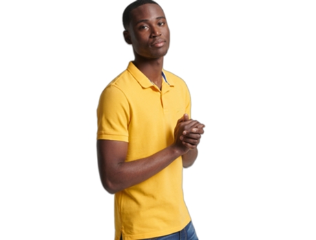 Polo para Hombre SUPERDRY (L - Amarillo)