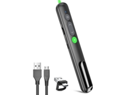 Presentador Láser Usb-c/usb-a Recargable Por Usb Presentador Inalámbrico De Powerpoint Para Presentación De Diapositivas En Pizarra Gertiz