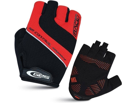 Guantes de Ciclismo GES Race (Talla: L - Rojo, Negro)